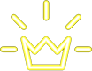 crown icon neon