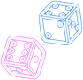 dice neon