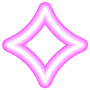 neon diamonds card symbol