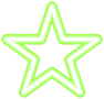 star symbol neon